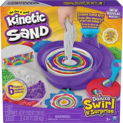 Kinetic Sand Deluxe Swirl N Surprise